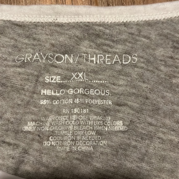 NWT GRAYSON THREADS St Patrick’s Day Lucky Charm Green Clover Baseball Tee XXL - Picture 4 of 9